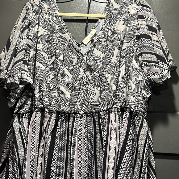 NWOT Suzanne Betro Weekend Babydoll Top, Size 3x - Picture 2 of 6